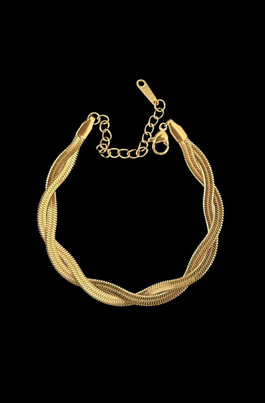 Wave Gold Bracelet