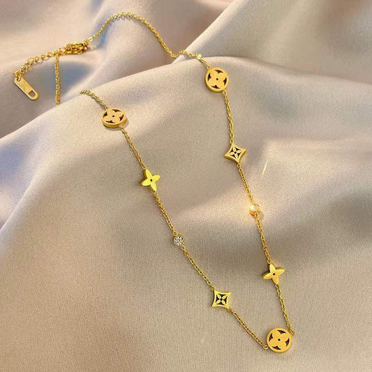 Geometric Charm Necklace