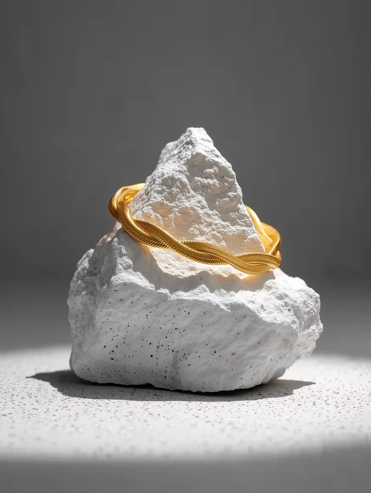 Wave Gold Bracelet